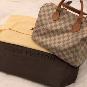 Louis Vuitton speedy 30 Damian azur